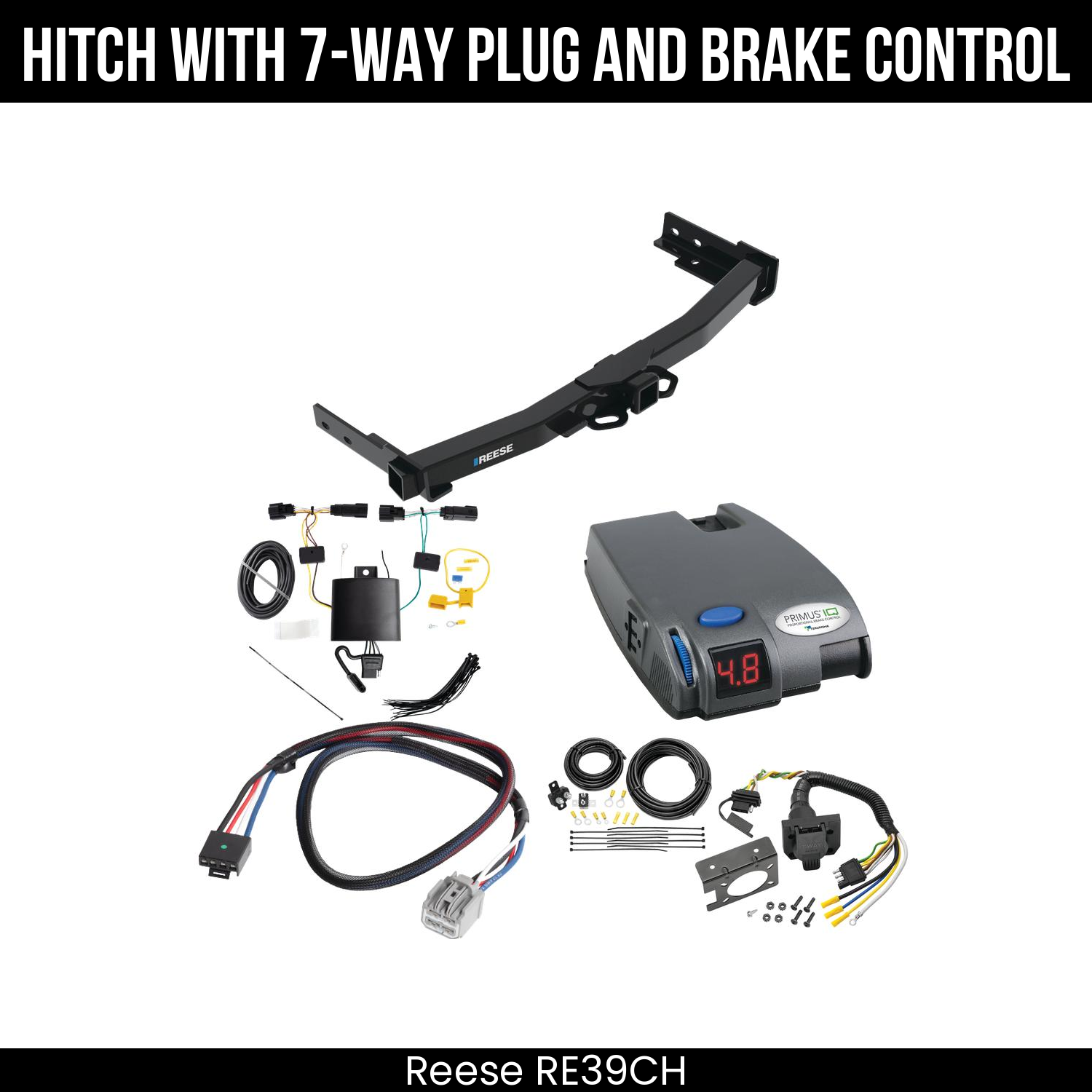 Trailer Hitch , 7-Way , Tekonsha Primus IQ Brake Control