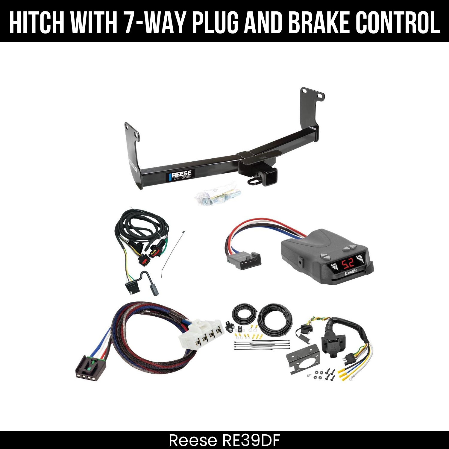 Trailer Hitch , 7-Way , Draw-Tite Activator IV Brake Control
