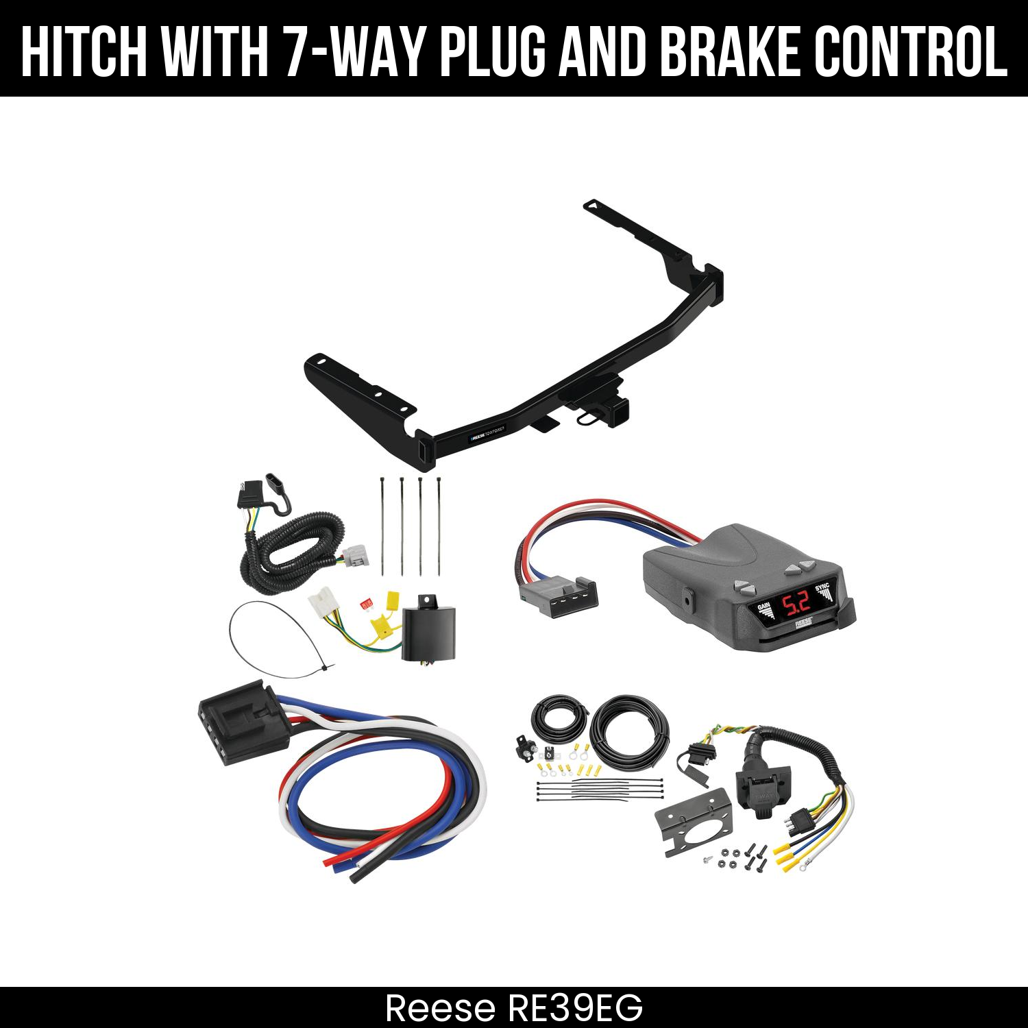 Trailer Hitch , 7-Way , Reese Brakeman IV Brake Control
