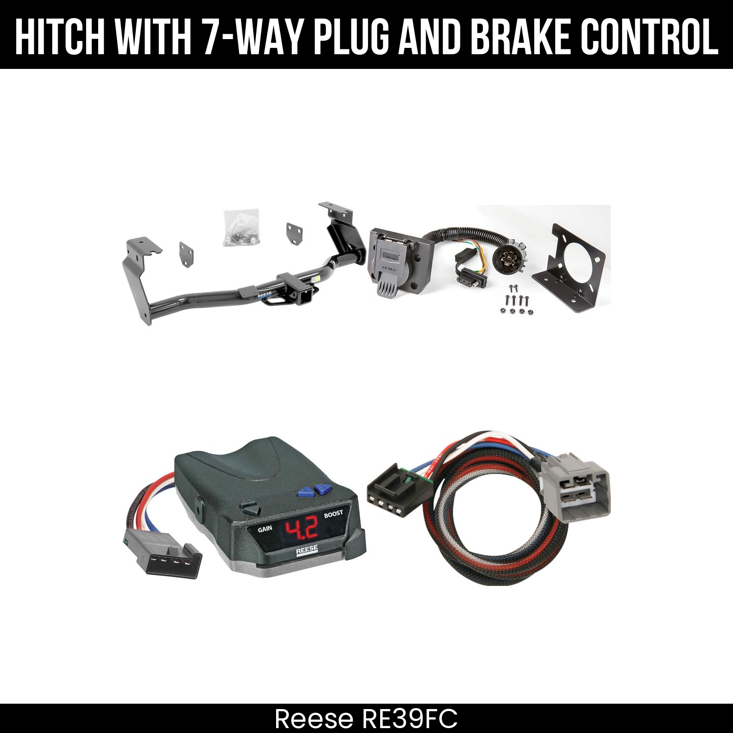 Trailer Hitch , 7-Way , Reese Brake EVN Control