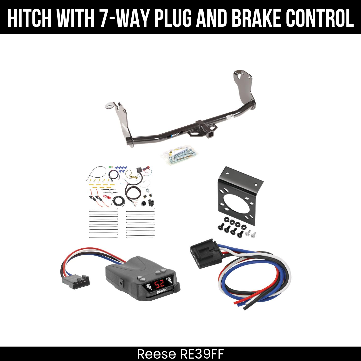 Trailer Hitch , 7-Way , Draw-Tite Activator IV Brake Control