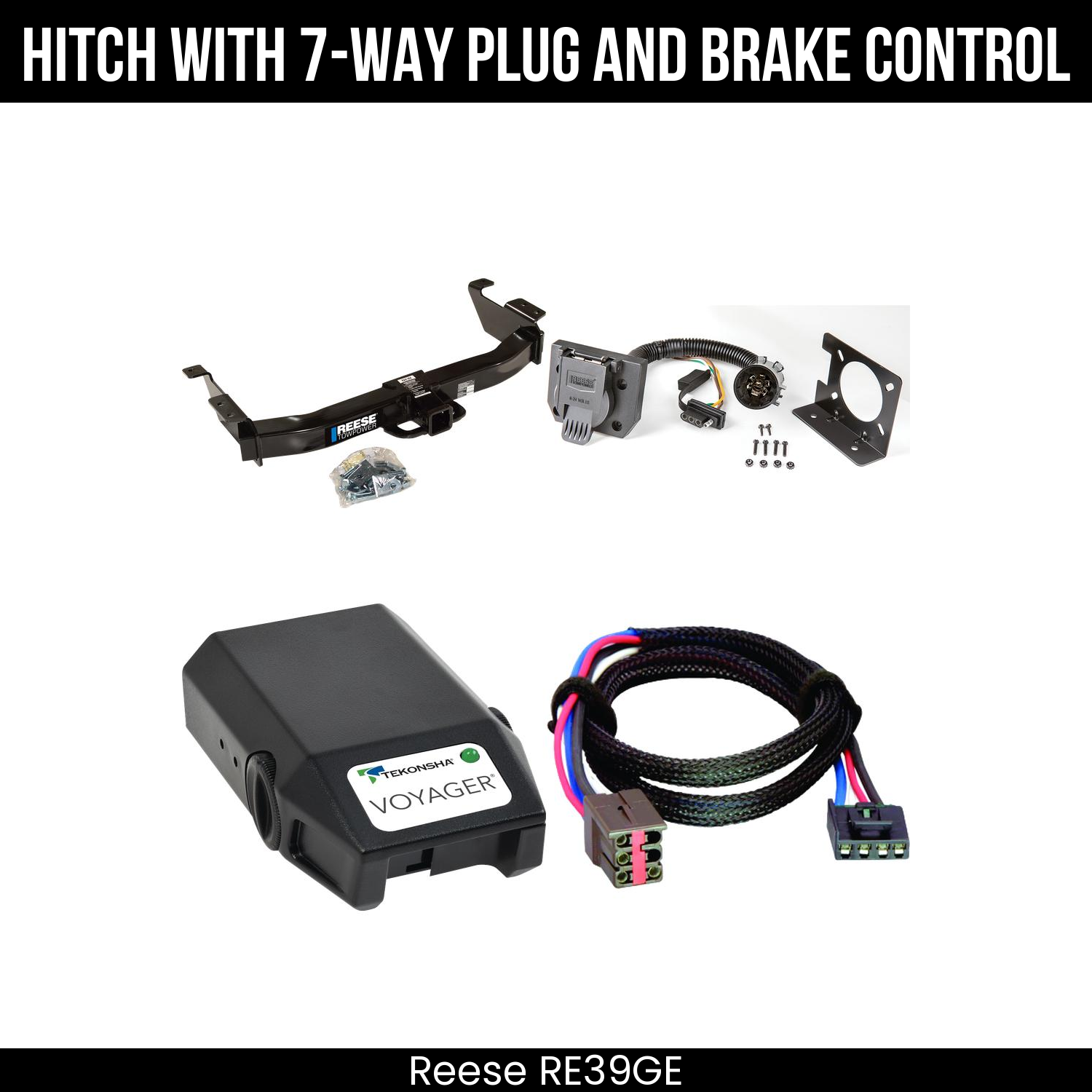 Trailer Hitch , 7-Way , Tekonsha Voyager Brake Control