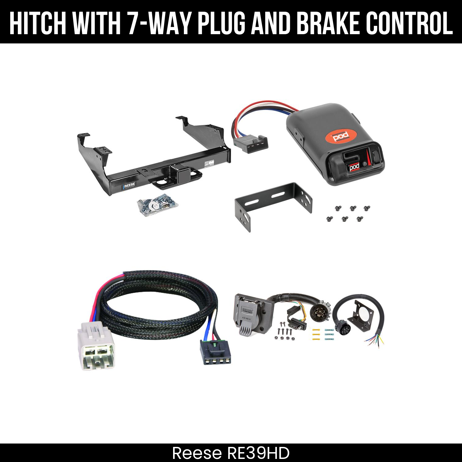 Trailer Hitch , 7-Way , Pro Series POD Brake Control