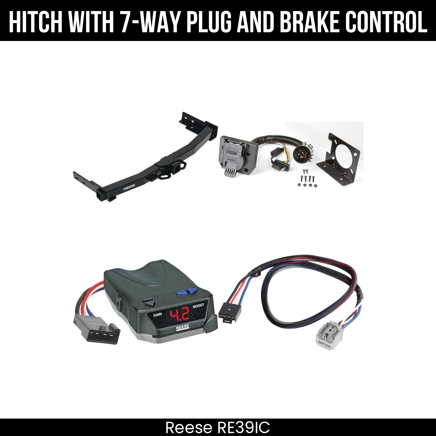 Trailer Hitch , 7-Way , Reese Brake EVN Control