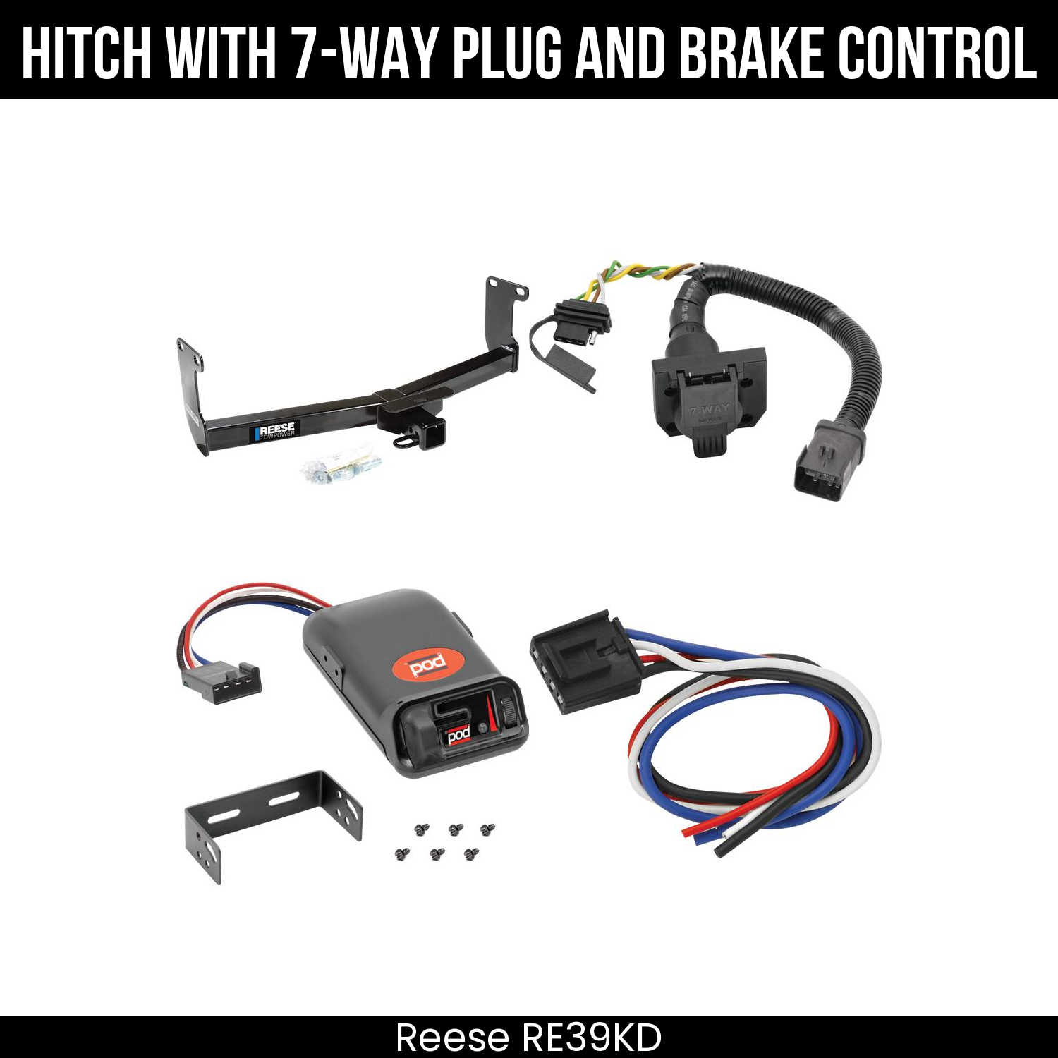 Trailer Hitch , 7-Way , Pro Series POD Brake Control
