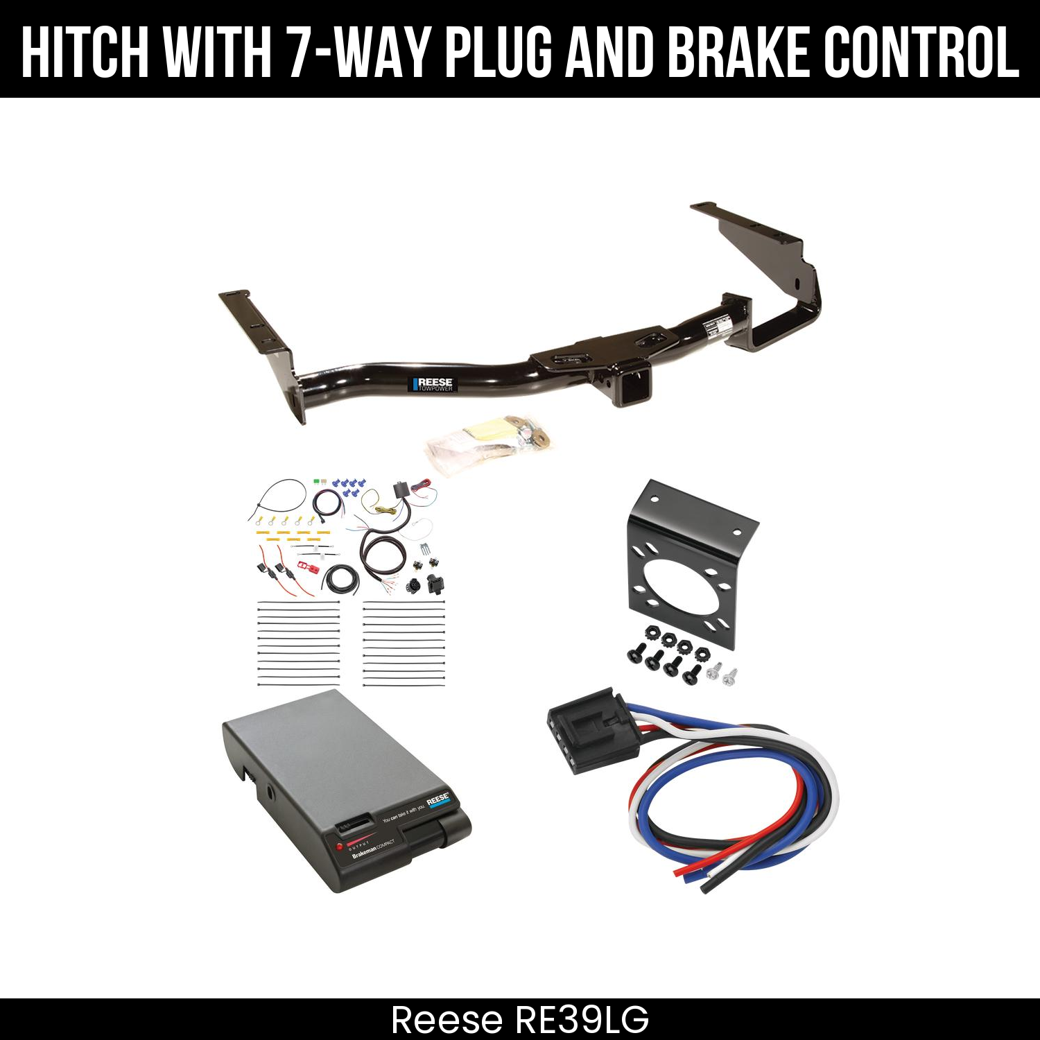Trailer Hitch , 7-Way , Reese Brakeman Brake Control