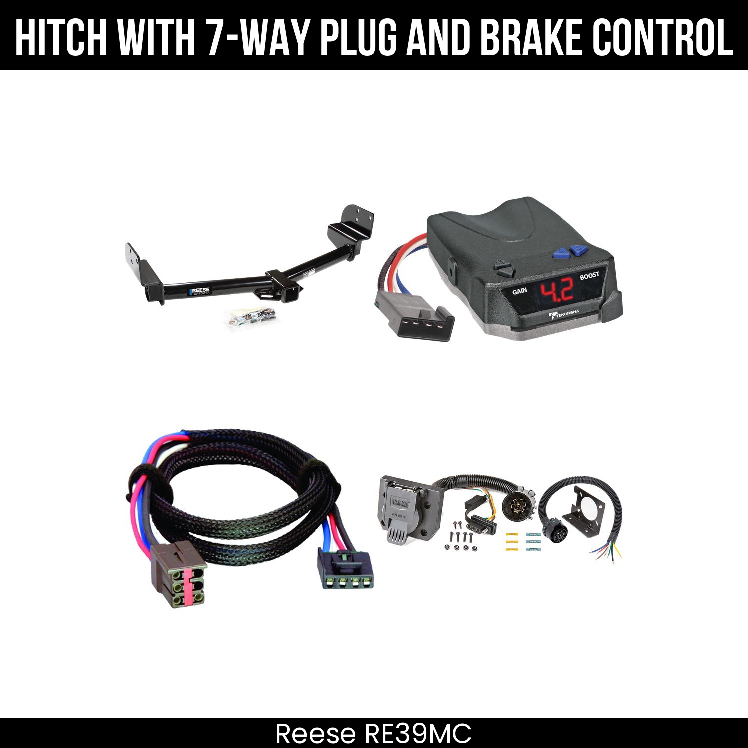 Trailer Hitch , 7-Way , Tekonsha Brake EVN Control