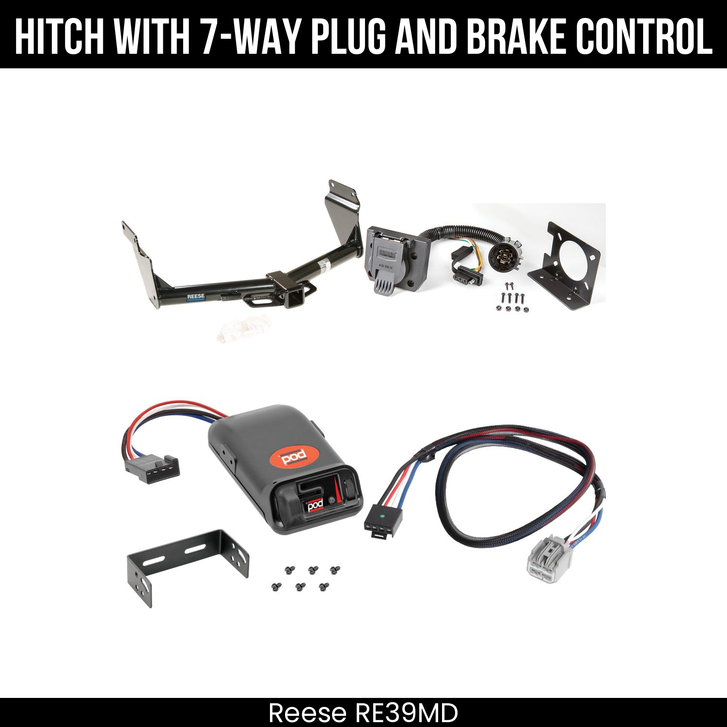 Trailer Hitch , 7-Way , Pro Series POD Brake Control