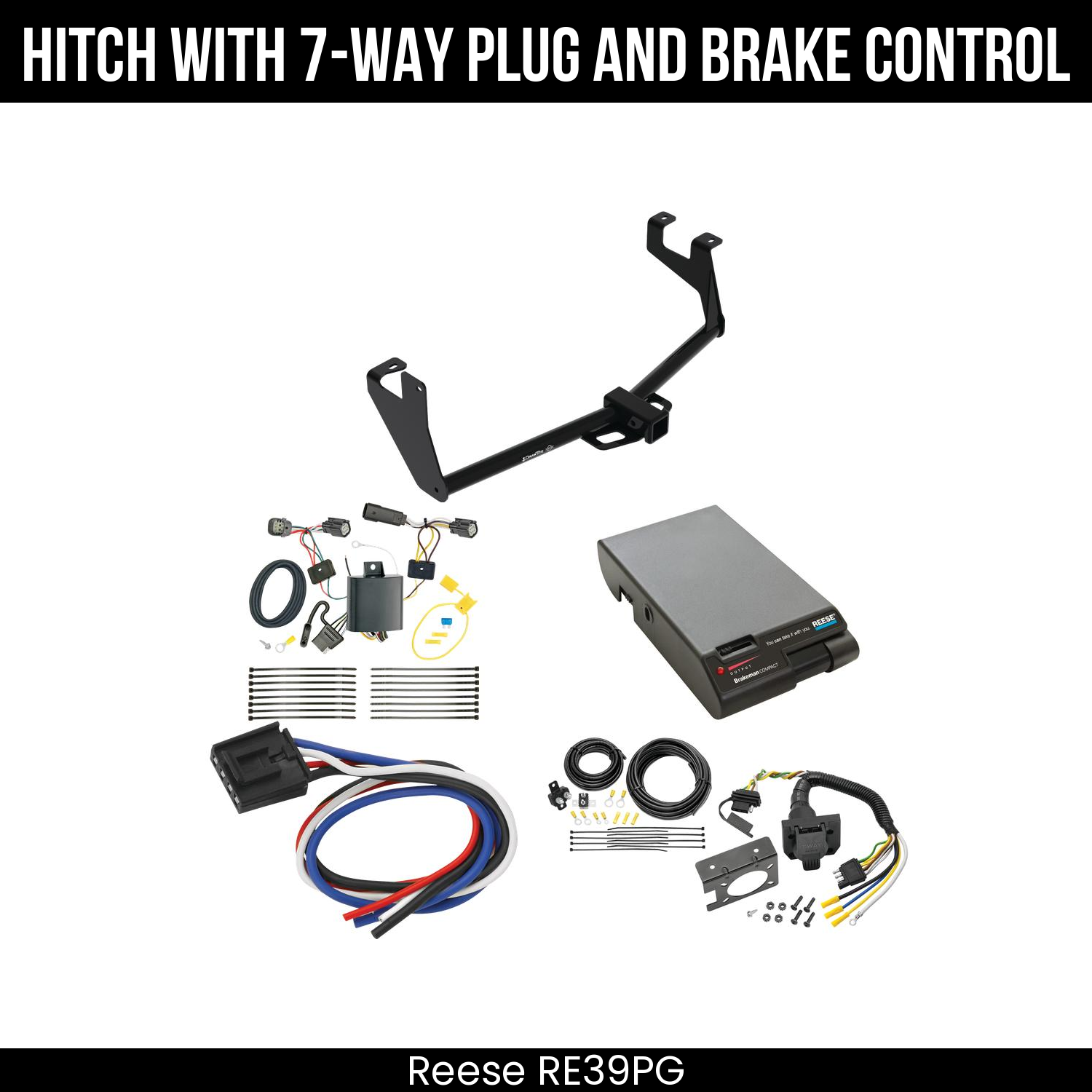 Trailer Hitch , 7-Way , Reese Brakeman Brake Control