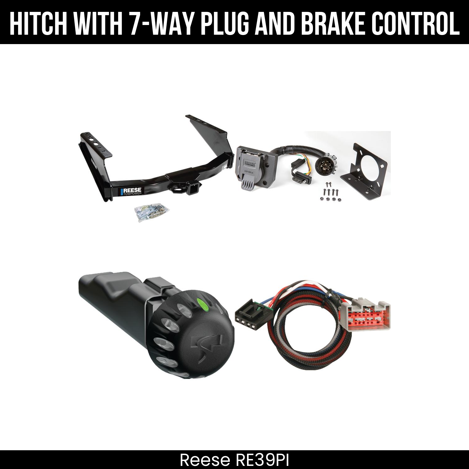 Trailer Hitch , 7-Way , Tekonsha Voyager iD Smart Brake Control