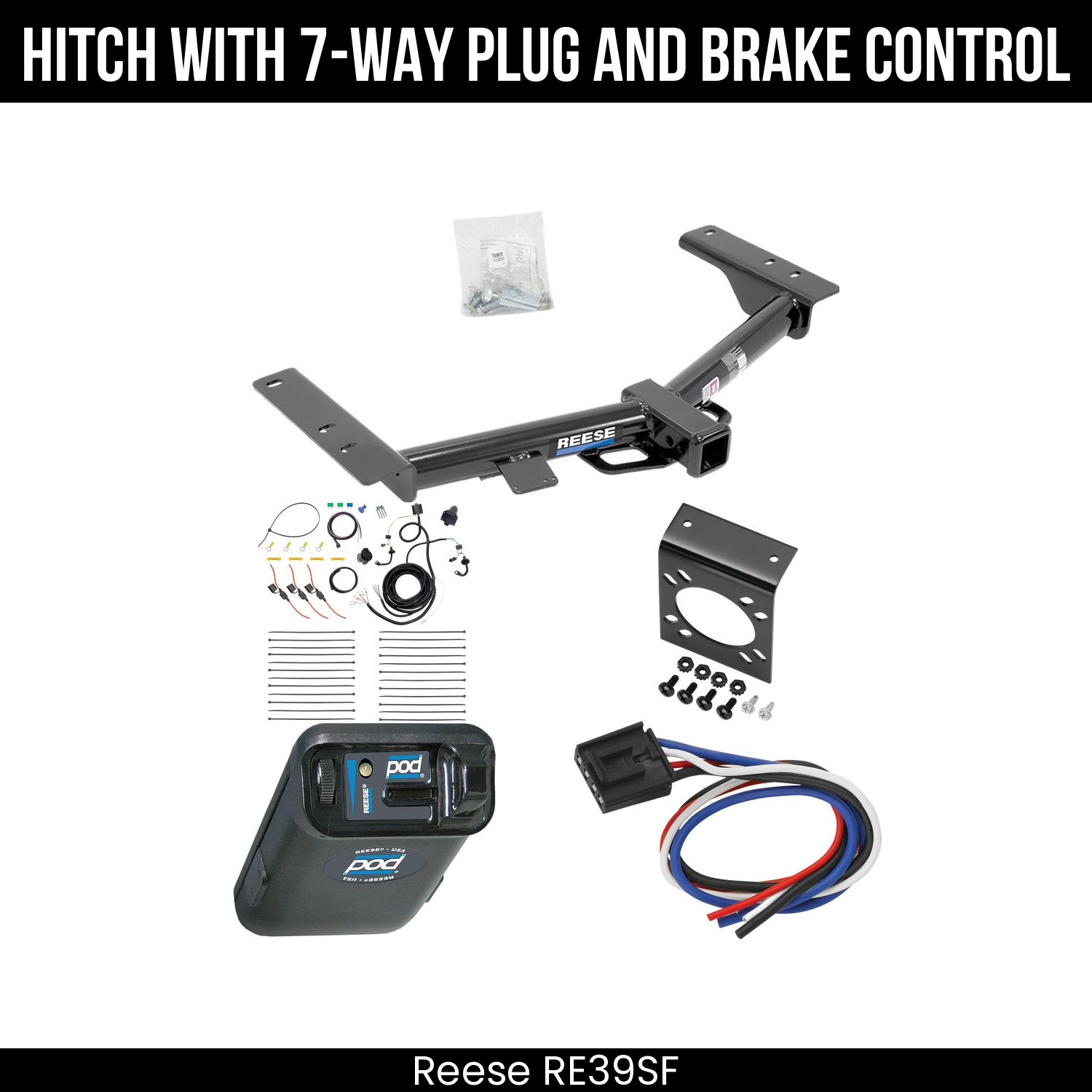 Trailer Hitch , 7-Way , Reese POD Brake Control