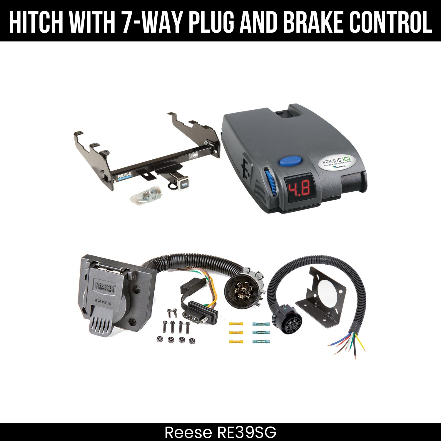 Trailer Hitch , 7-Way , Tekonsha Primus IQ Brake Control