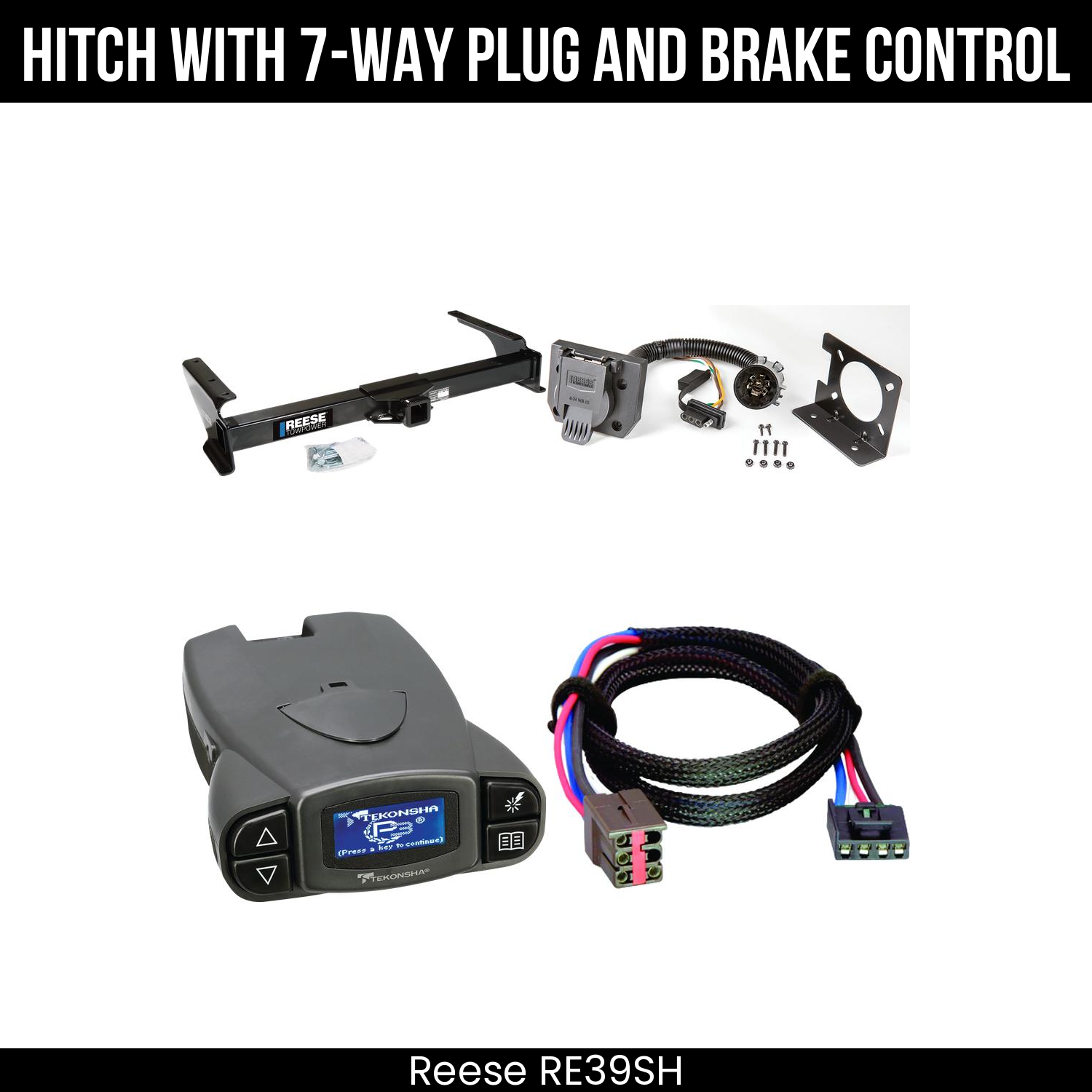 Trailer Hitch , 7-Way , Tekonsha Prodigy P3 Brake Control