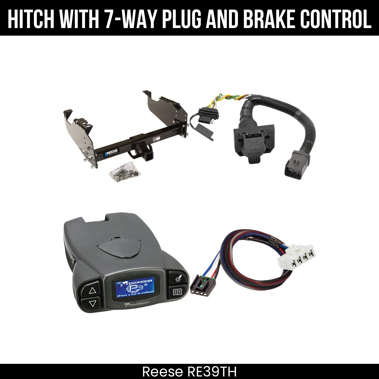 Trailer Hitch , 7-Way , Tekonsha Prodigy P3 Brake Control
