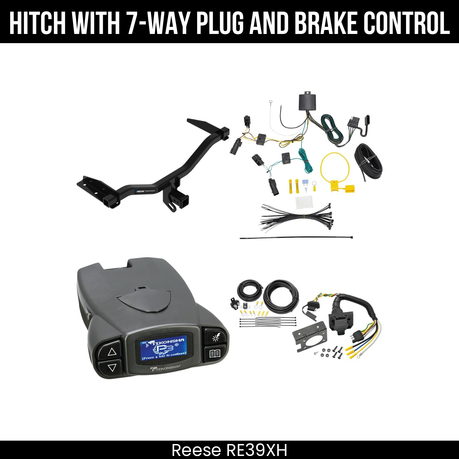 Trailer Hitch , 7-Way , Tekonsha Prodigy P3 Brake Control