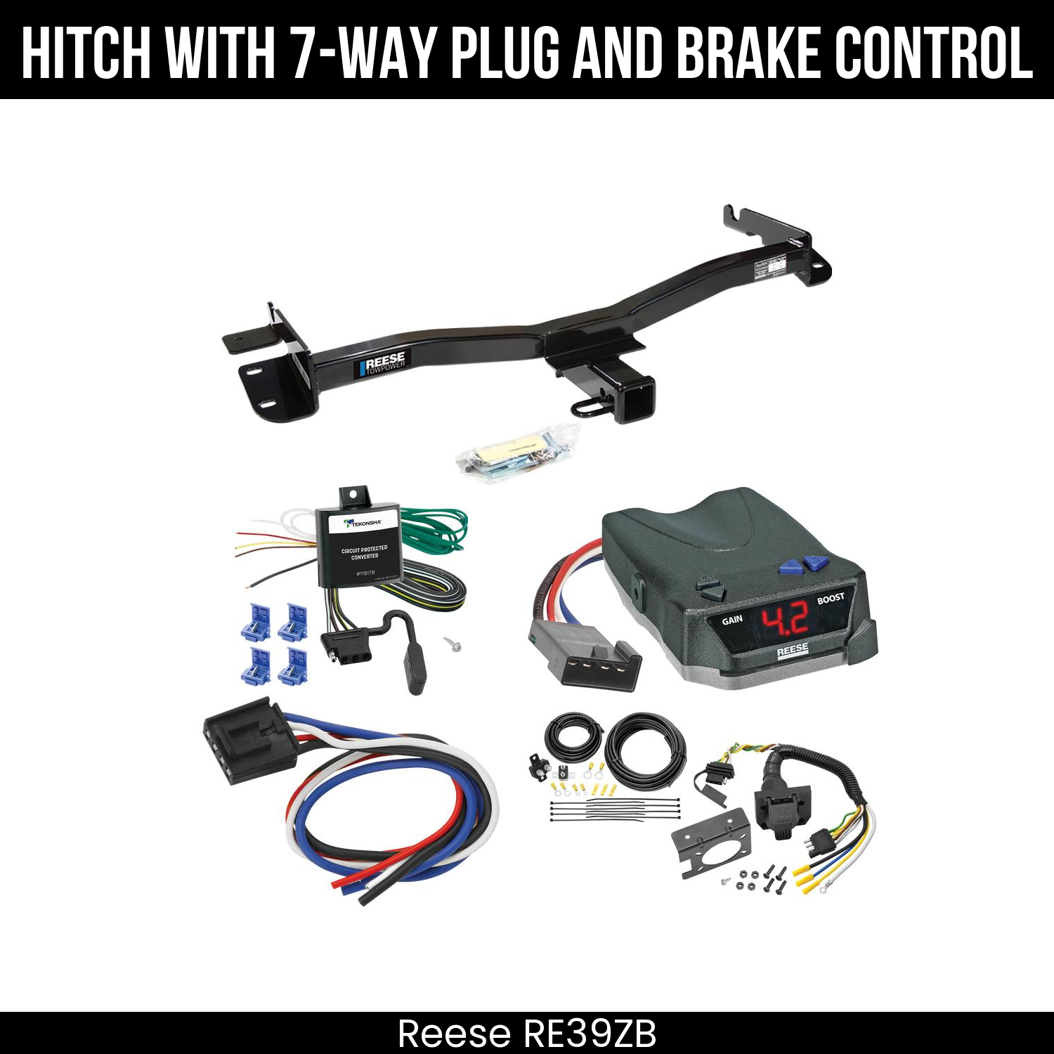 Trailer Hitch , 7-Way , Reese Brake EVN Control