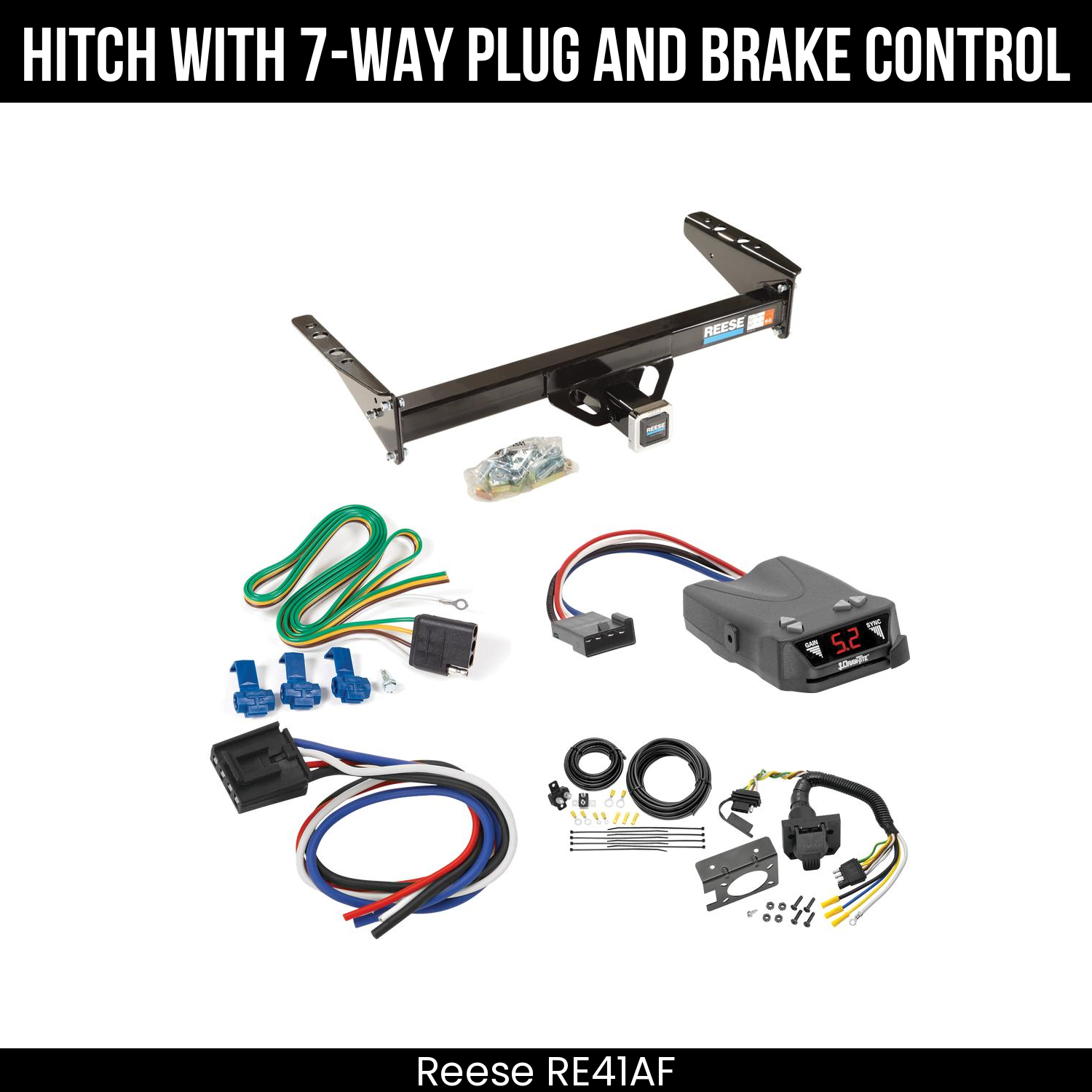 Trailer Hitch , 7-Way , Draw-Tite Activator IV Brake Control