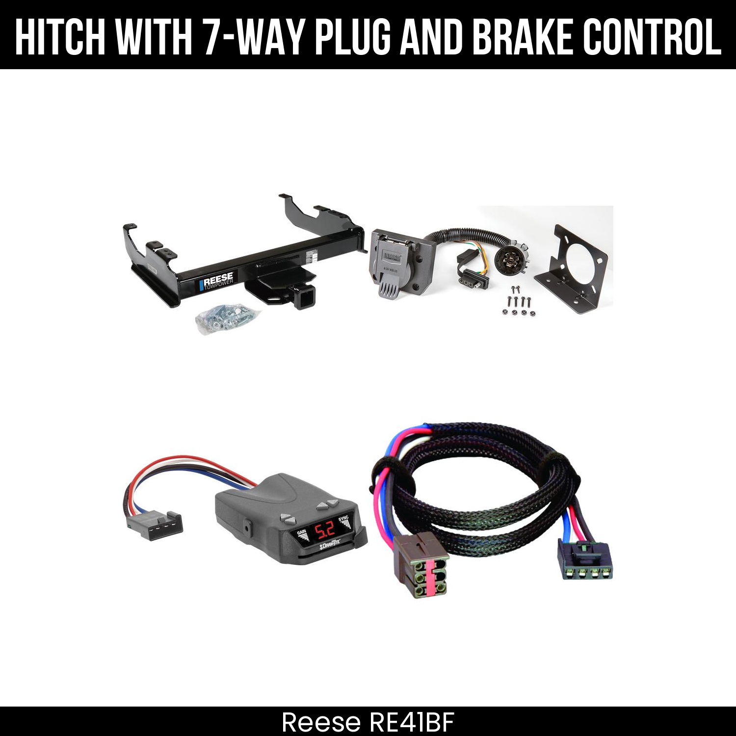 Trailer Hitch , 7-Way , Draw-Tite Activator IV Brake Control