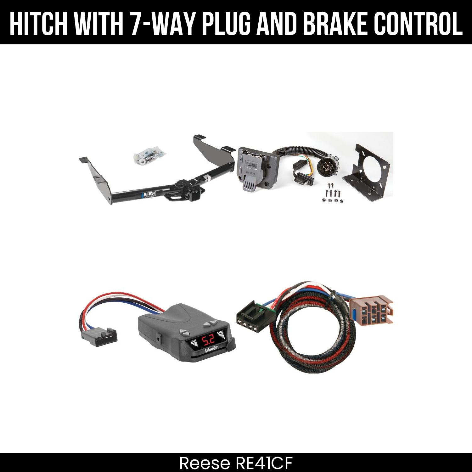 Trailer Hitch , 7-Way , Draw-Tite Activator IV Brake Control