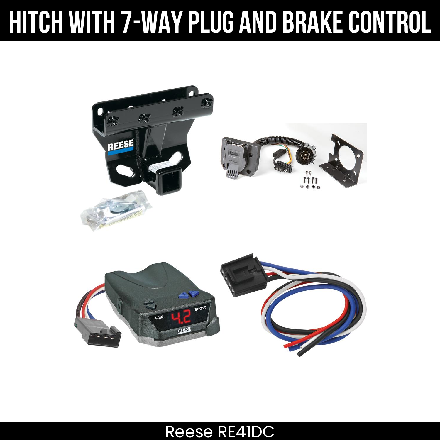 Trailer Hitch , 7-Way , Reese Brake EVN Control