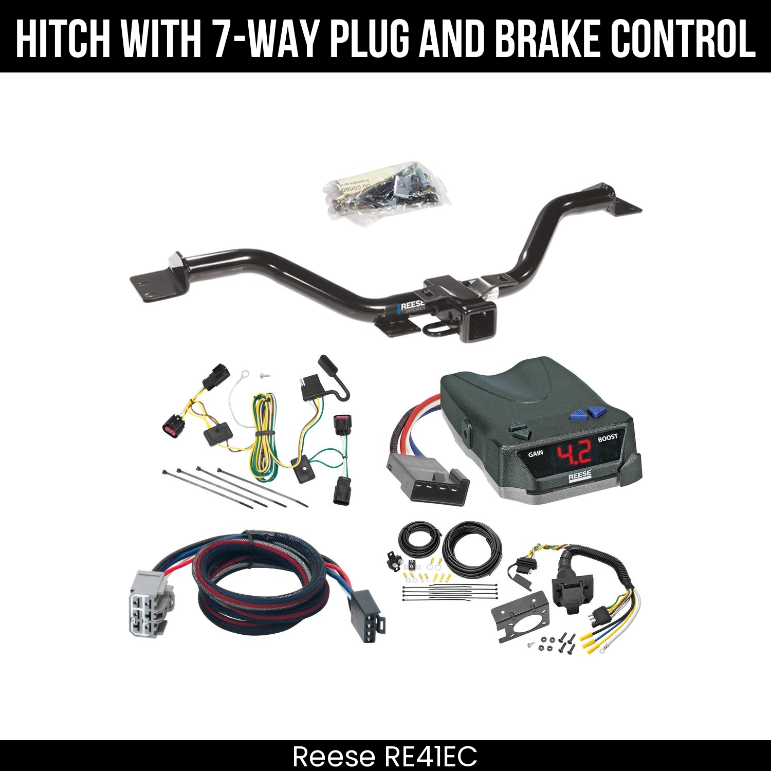 Trailer Hitch , 7-Way , Reese Brake EVN Control