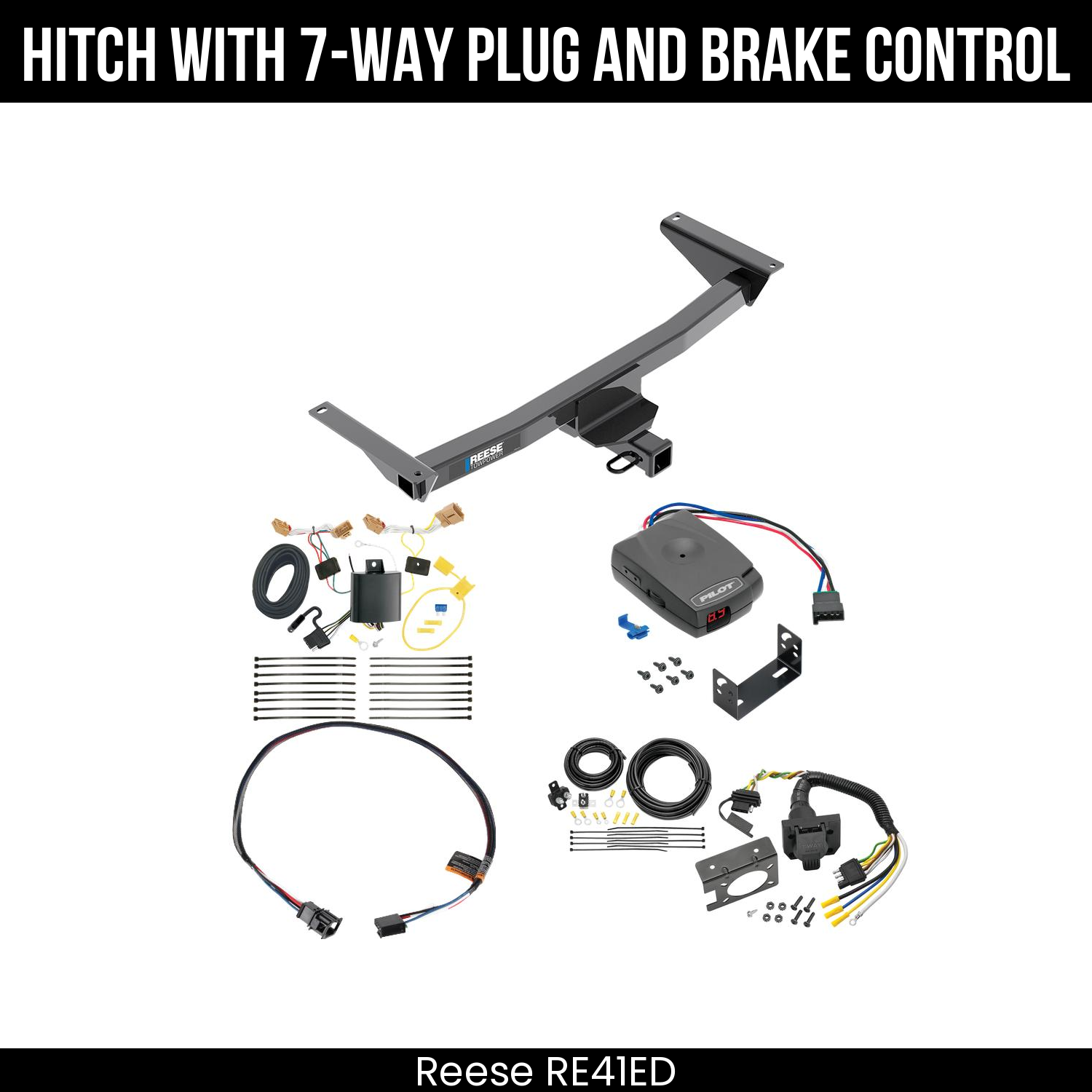 Trailer Hitch , 7-Way , Pro Series Pilot Brake Control