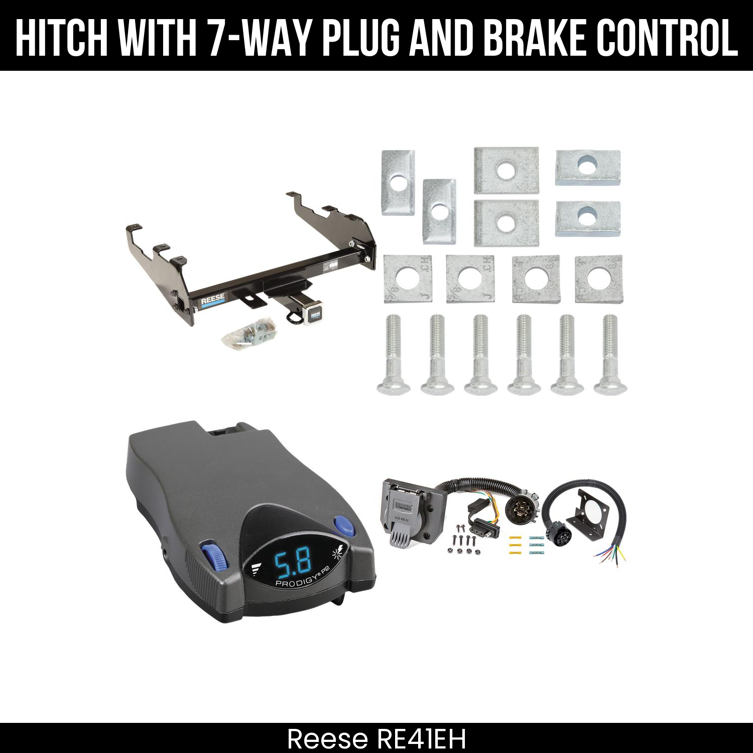 Trailer Hitch , 7-Way , Tekonsha Prodigy P2 Brake Control