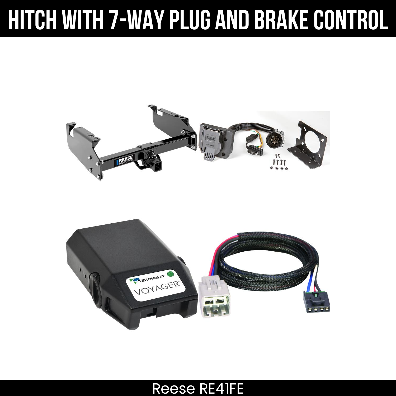 Trailer Hitch , 7-Way , Tekonsha Voyager Brake Control