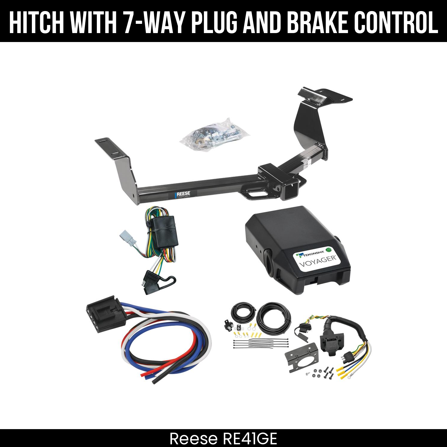 Trailer Hitch , 7-Way , Tekonsha Voyager Brake Control