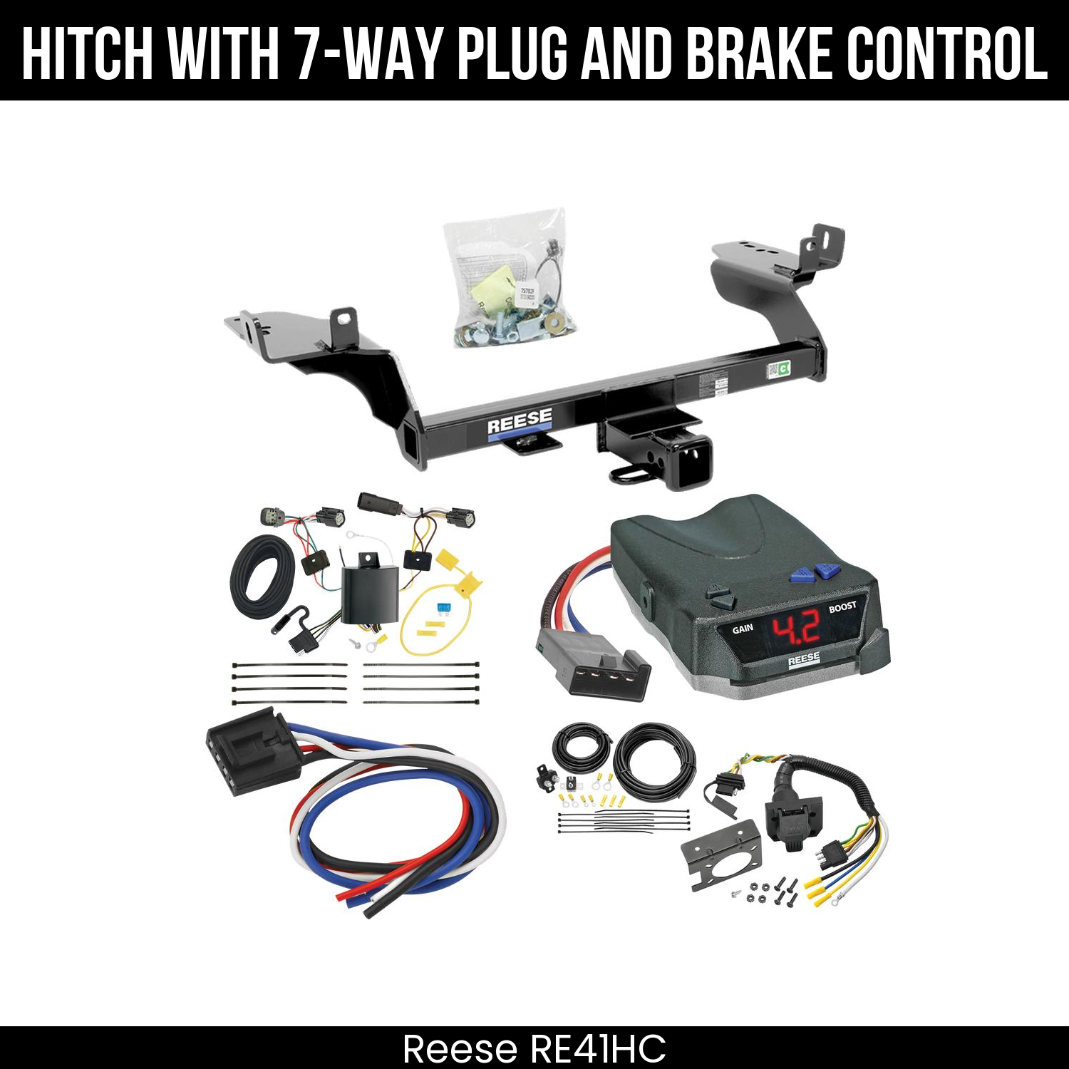 Trailer Hitch , 7-Way , Reese Brake EVN Control