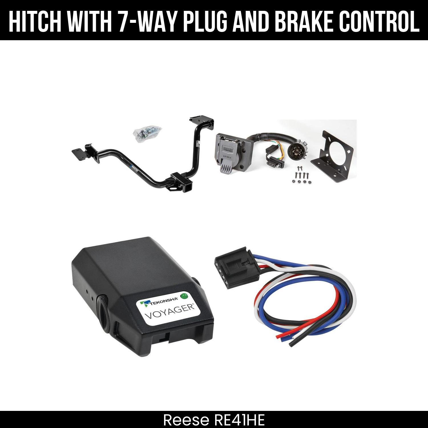 Trailer Hitch , 7-Way , Tekonsha Voyager Brake Control