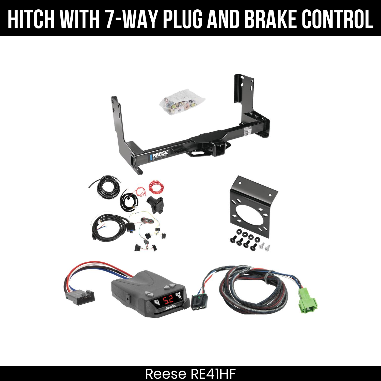 Trailer Hitch , 7-Way , Draw-Tite Activator IV Brake Control