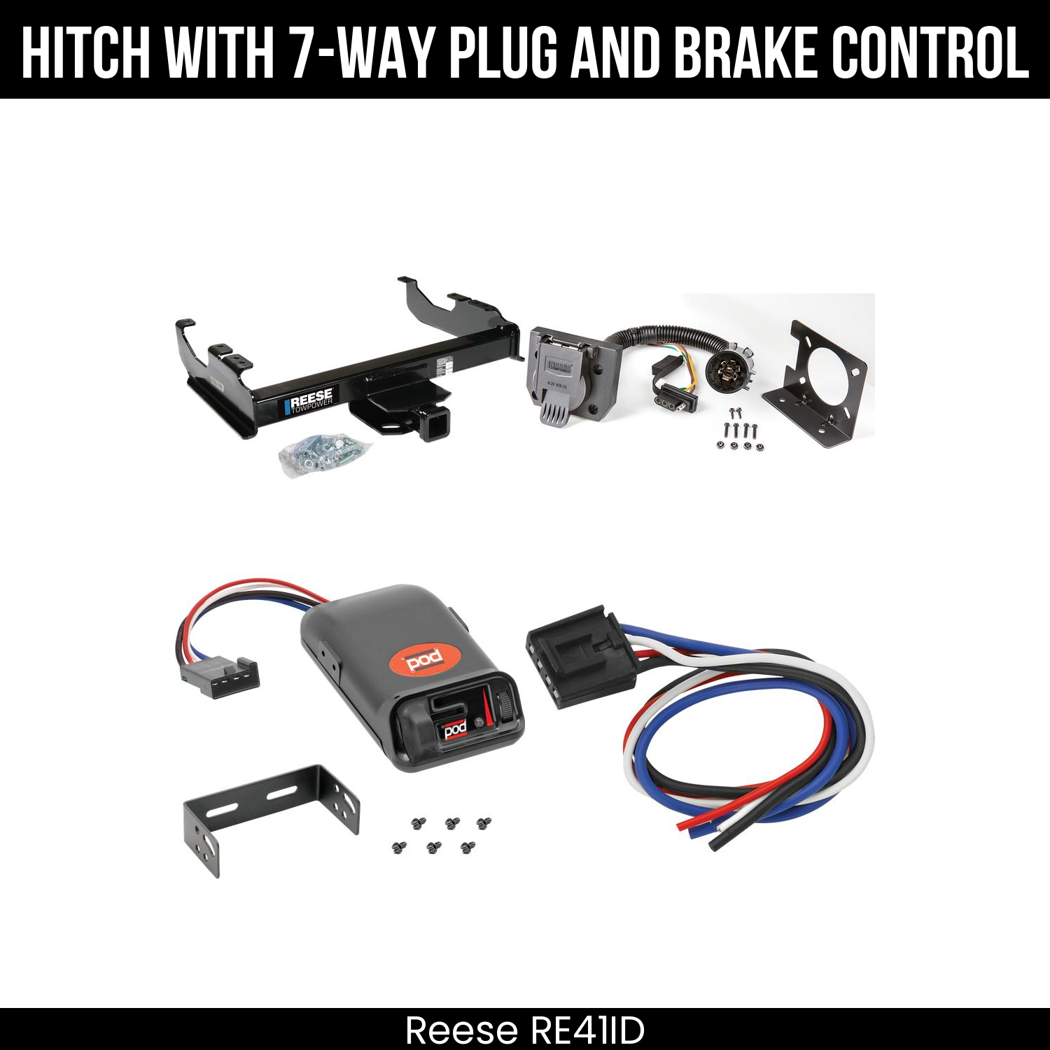 Trailer Hitch , 7-Way , Pro Series POD Brake Control