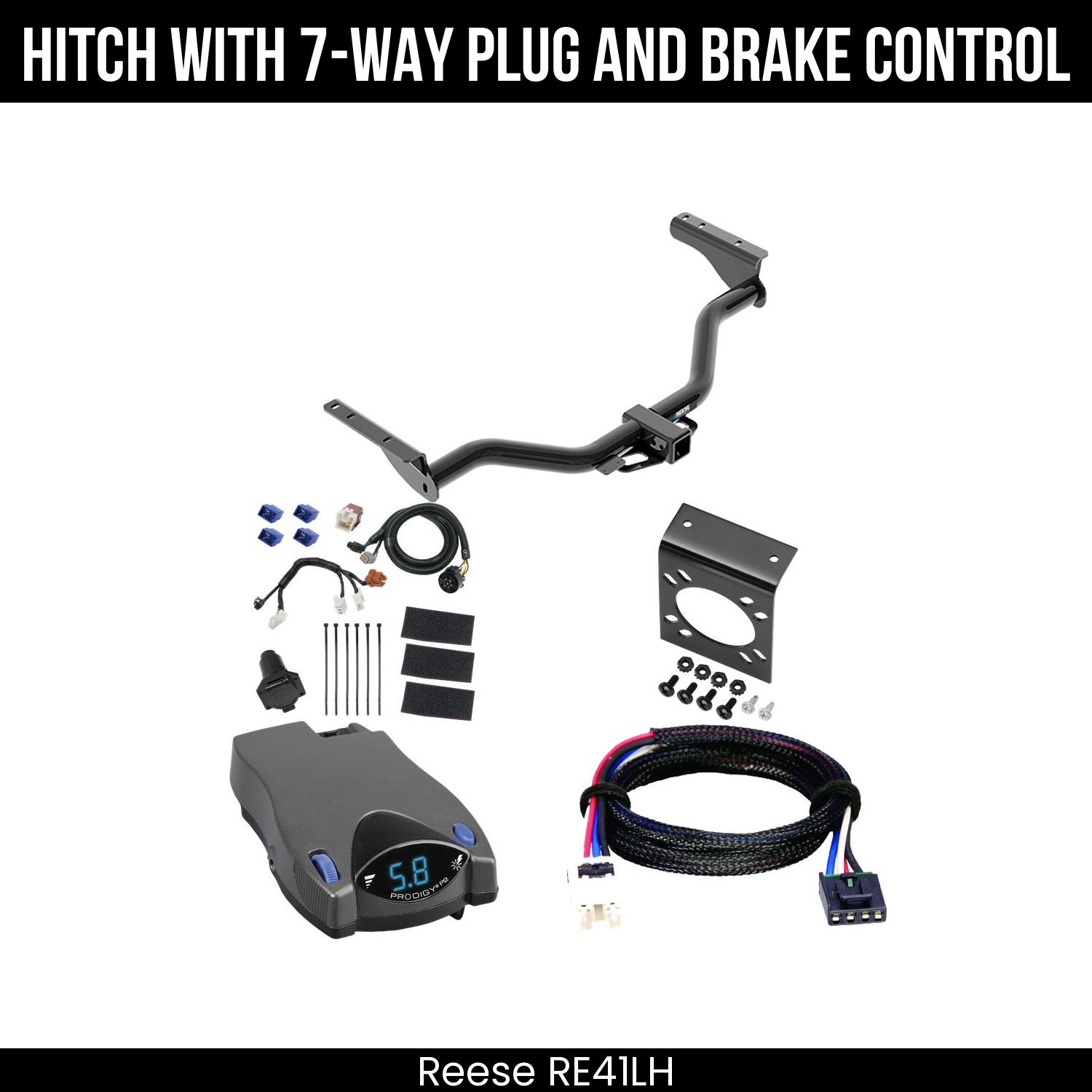 Trailer Hitch , 7-Way , Tekonsha Prodigy P2 Brake Control