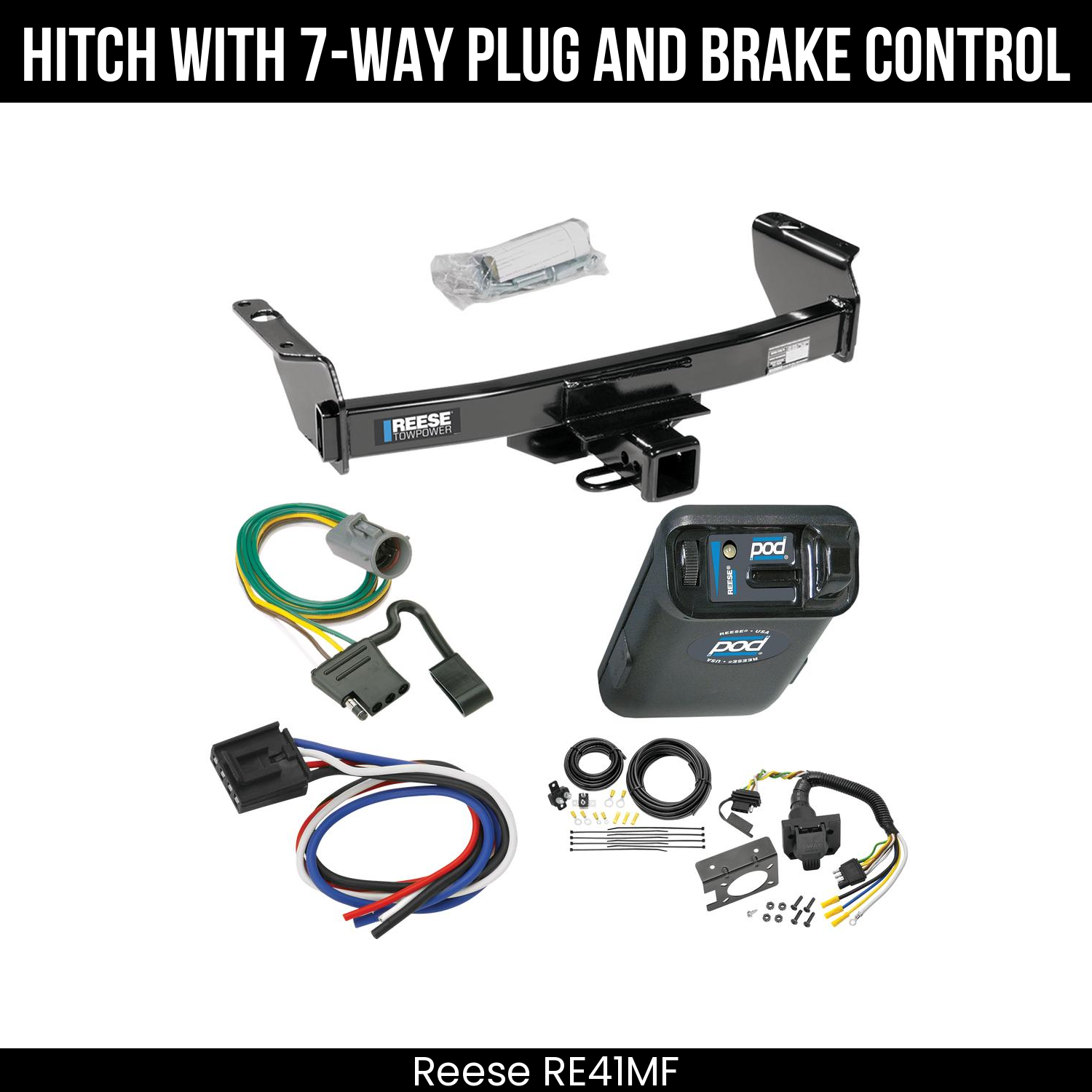 Trailer Hitch , 7-Way , Reese POD Brake Control