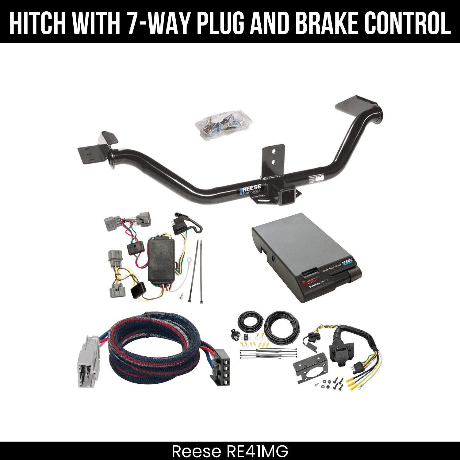 Trailer Hitch , 7-Way , Reese Brakeman Brake Control