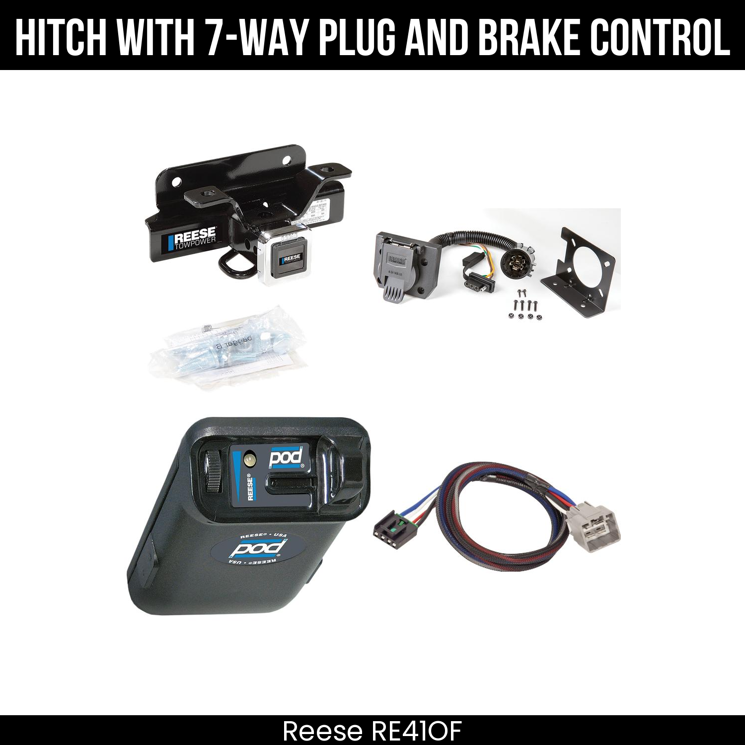 Trailer Hitch , 7-Way , Reese POD Brake Control