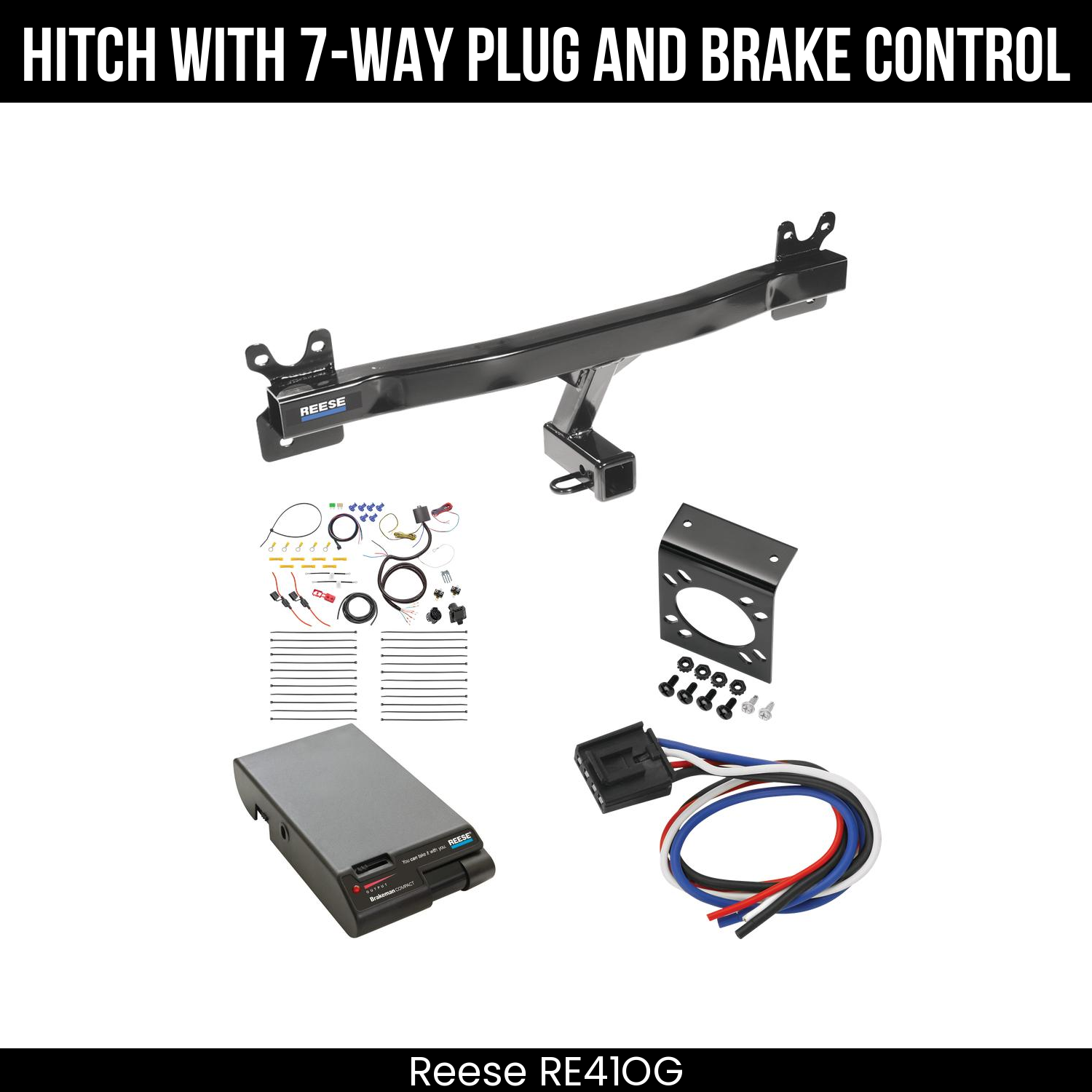 Trailer Hitch , 7-Way , Reese Brakeman Brake Control