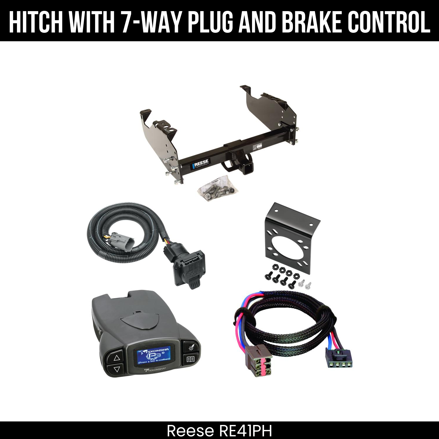 Trailer Hitch , 7-Way , Tekonsha Prodigy P3 Brake Control