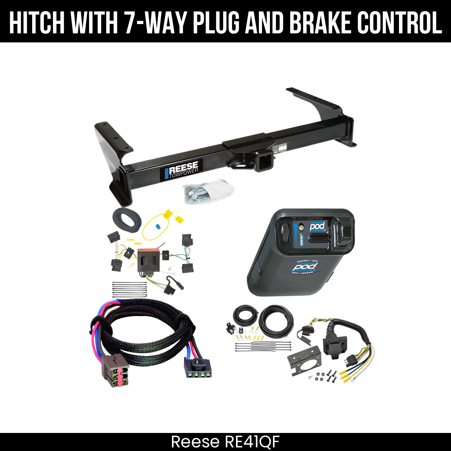 Trailer Hitch , 7-Way , Reese POD Brake Control