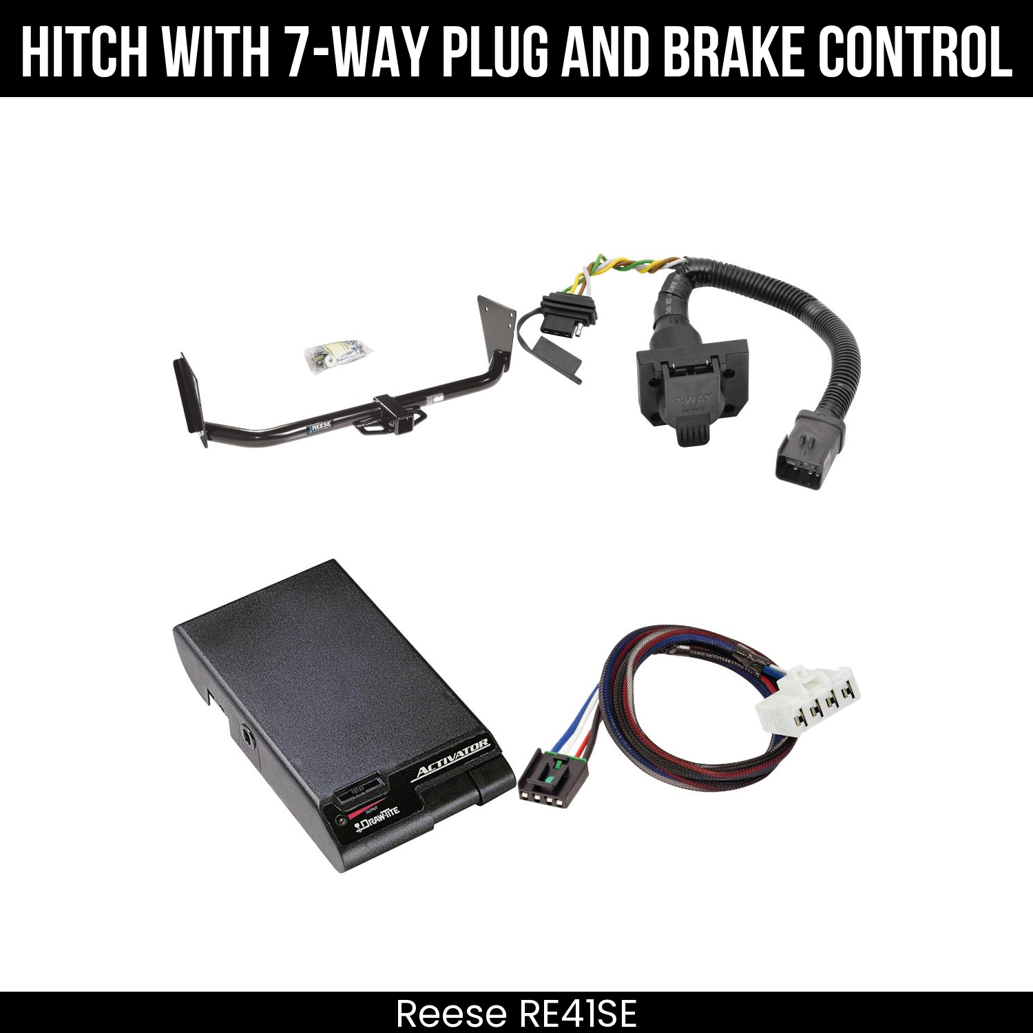 Trailer Hitch , 7-Way , Draw-Tite Activator Brake Control