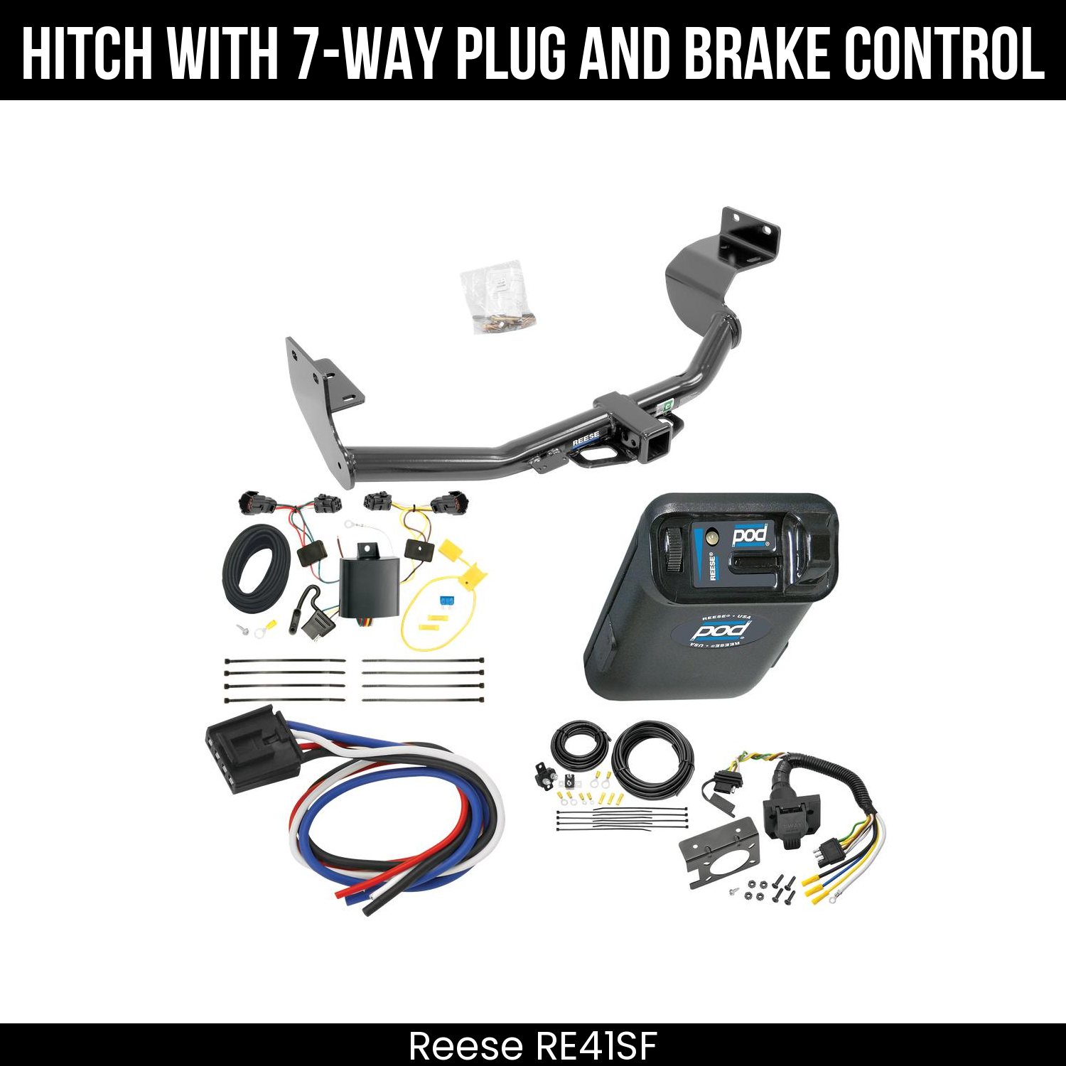 Trailer Hitch , 7-Way , Reese POD Brake Control
