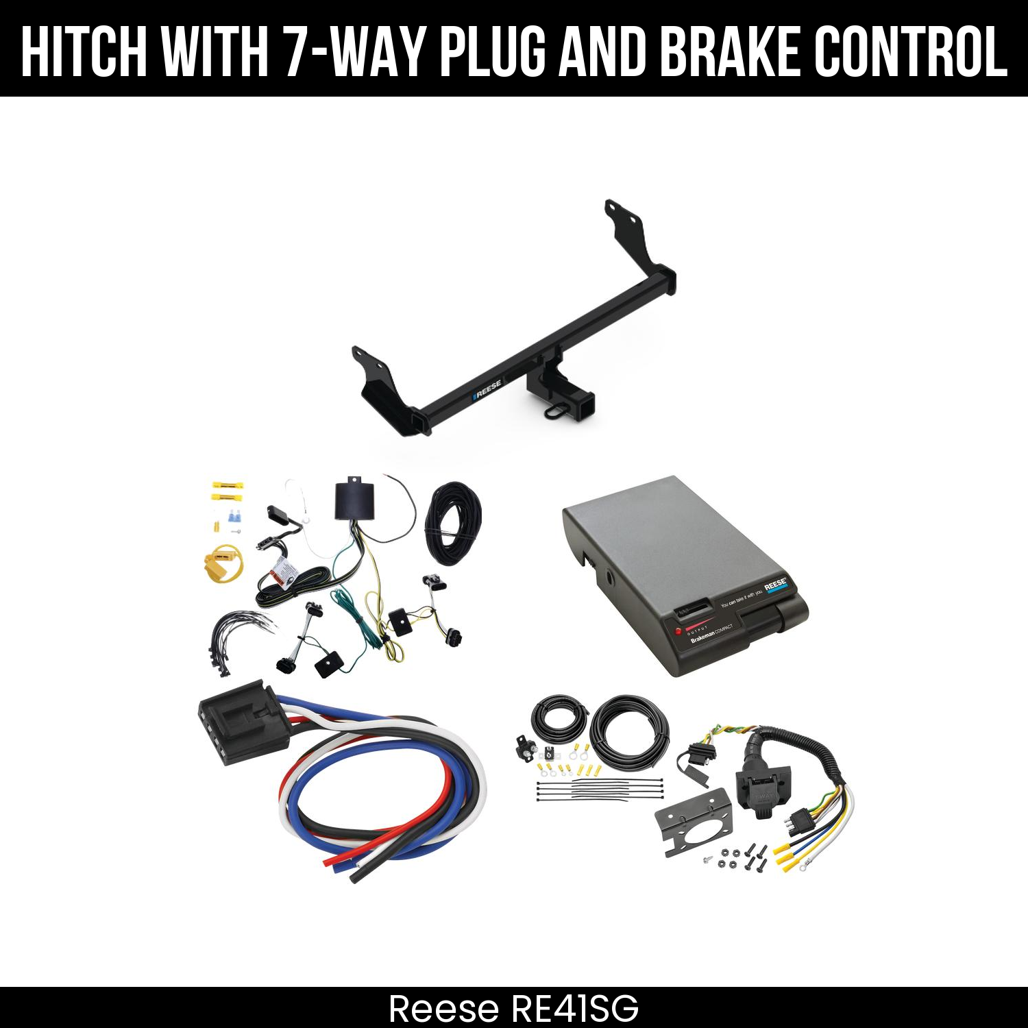 Trailer Hitch , 7-Way , Reese Brakeman Brake Control