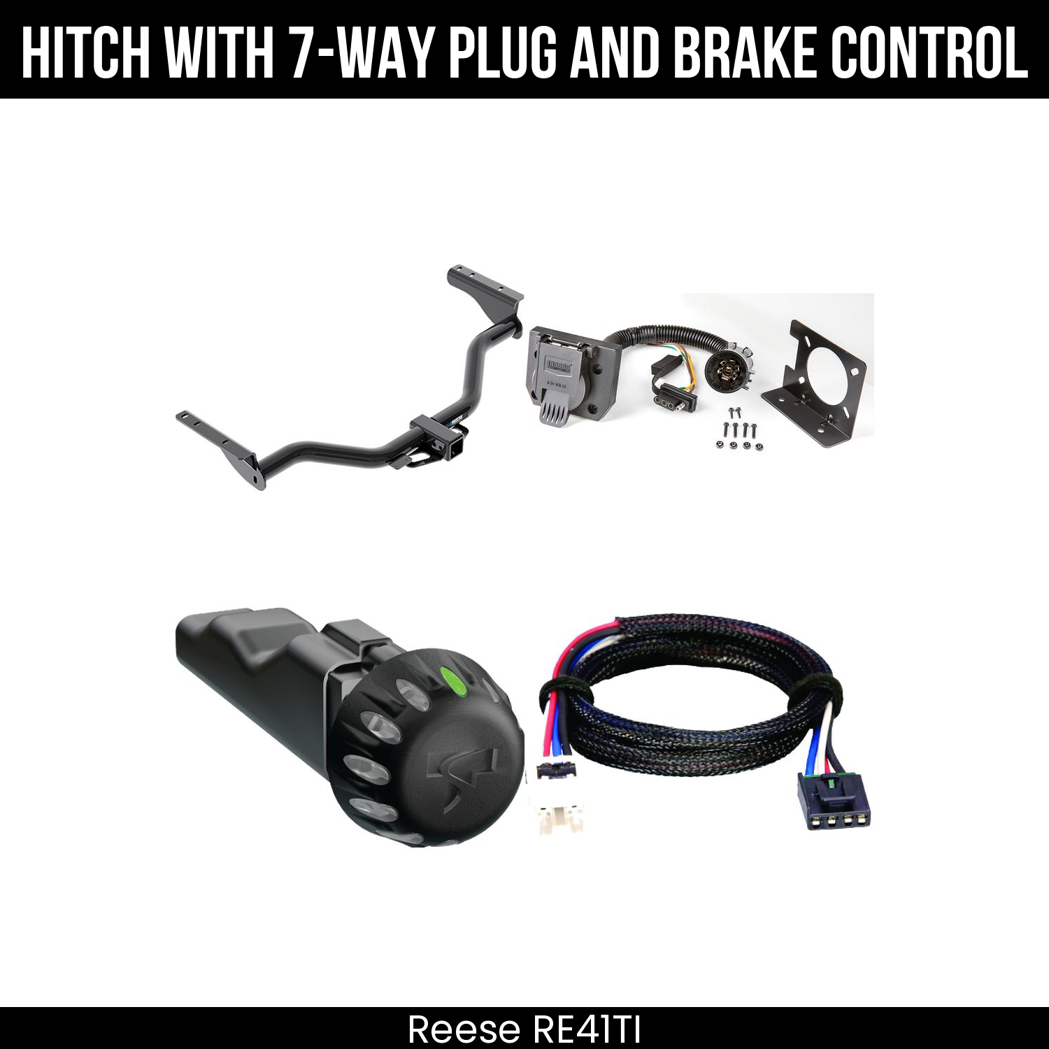Trailer Hitch , 7-Way , Tekonsha Voyager iD Smart Brake Control