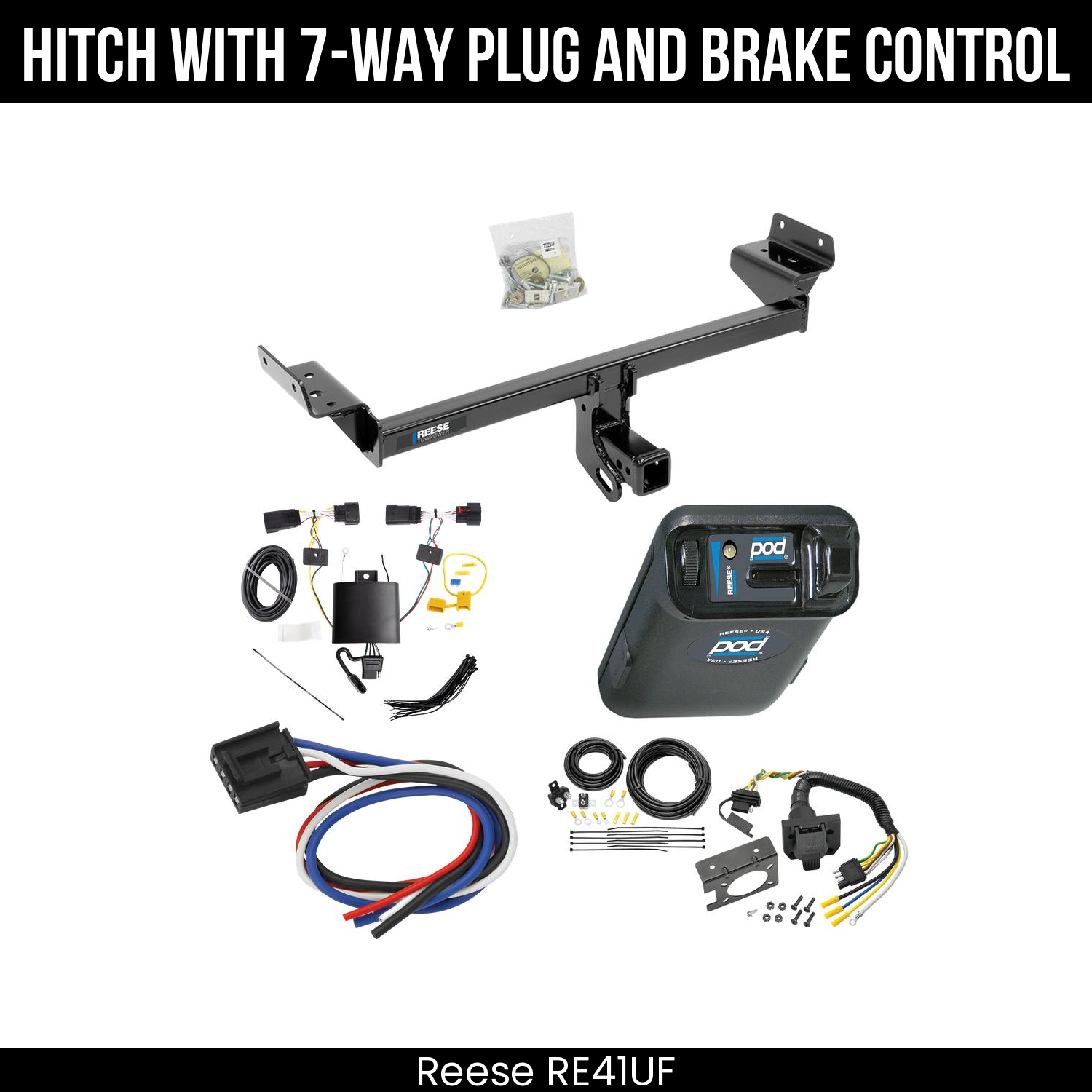 Trailer Hitch , 7-Way , Reese POD Brake Control