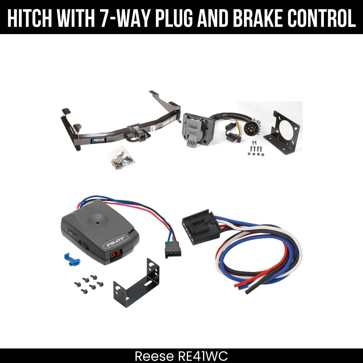 Trailer Hitch , 7-Way , Pro Series Pilot Brake Control