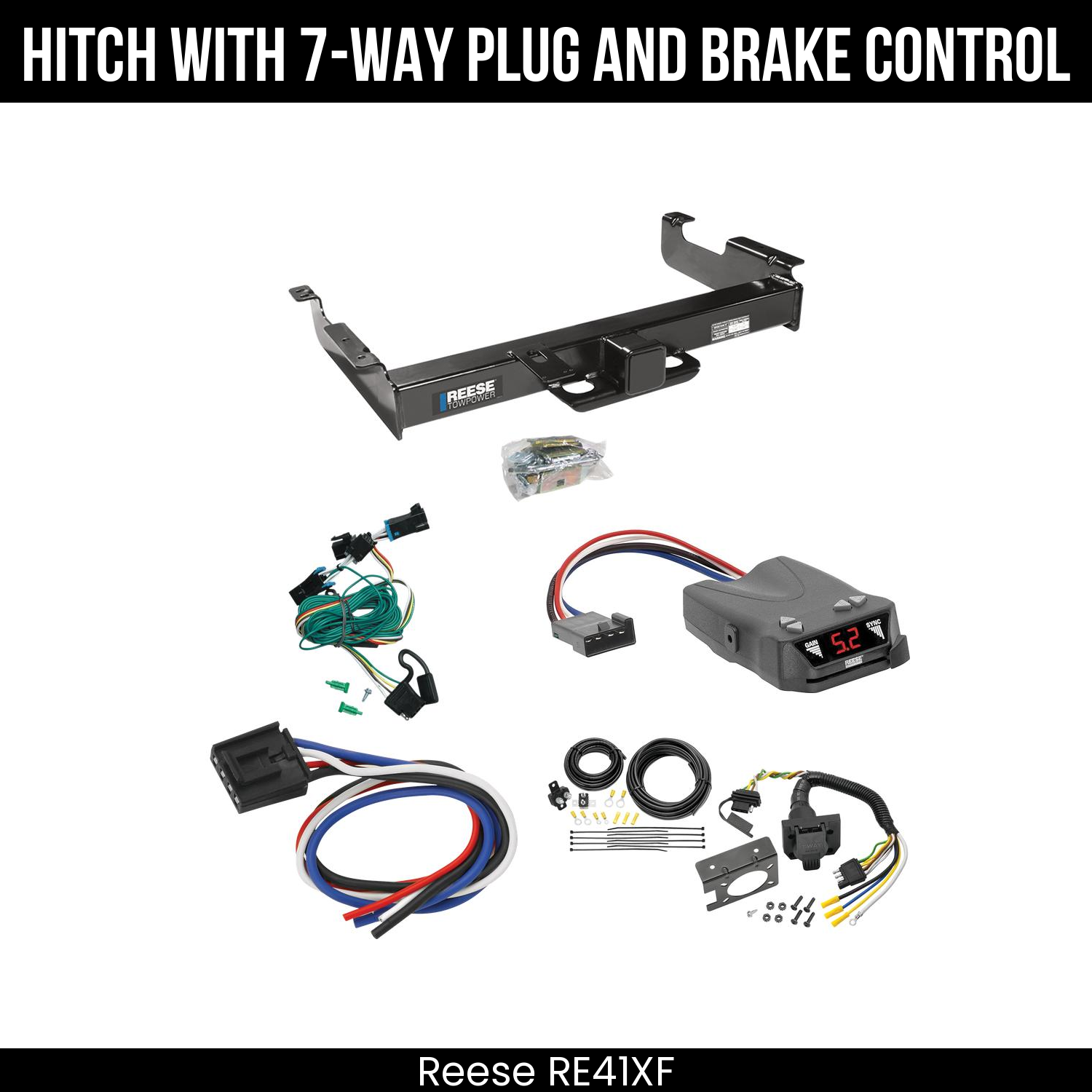 Trailer Hitch , 7-Way , Reese Brakeman IV Brake Control