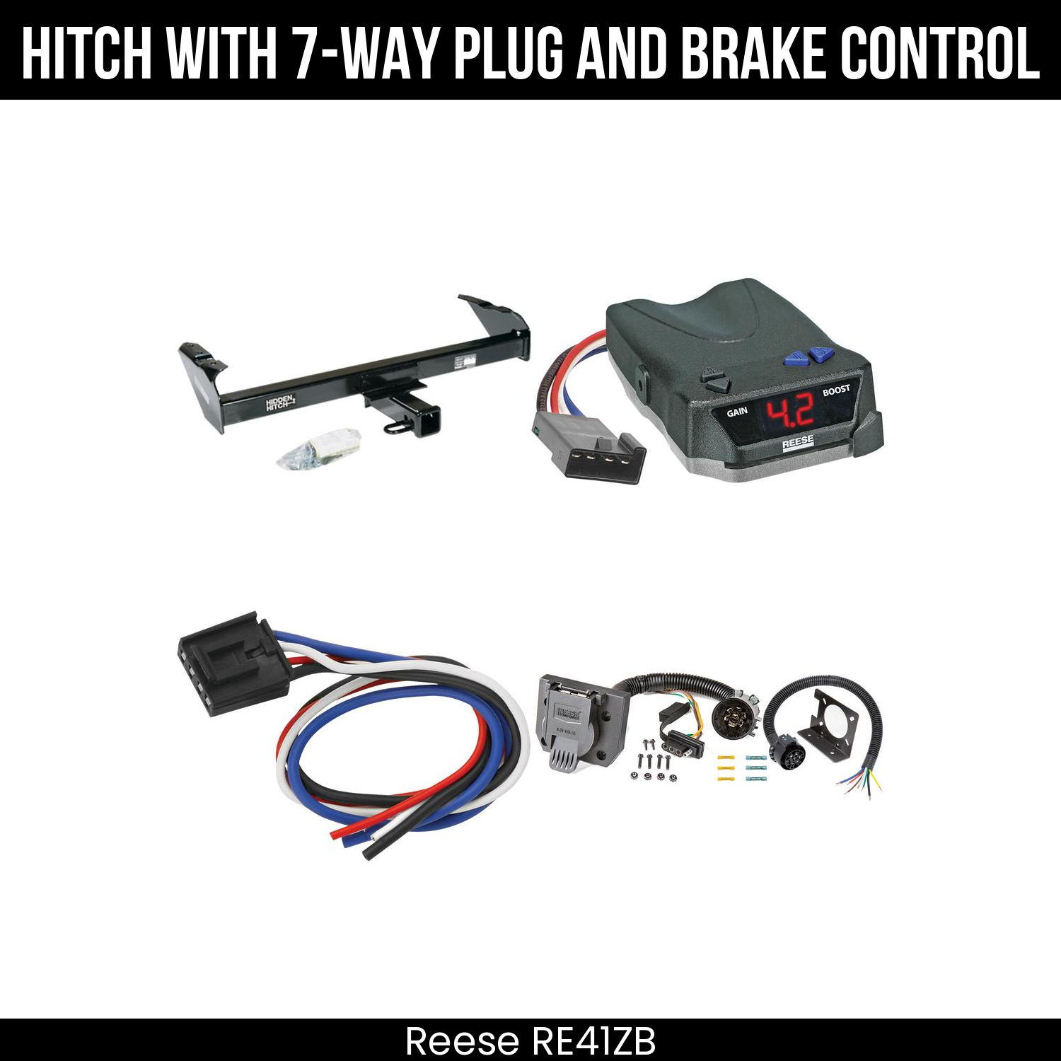 Trailer Hitch , 7-Way , Reese Brake EVN Control