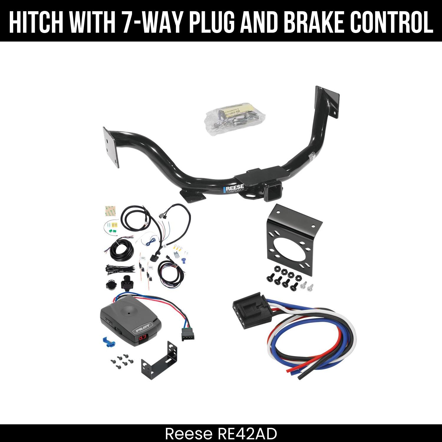 Trailer Hitch , 7-Way , Pro Series Pilot Brake Control