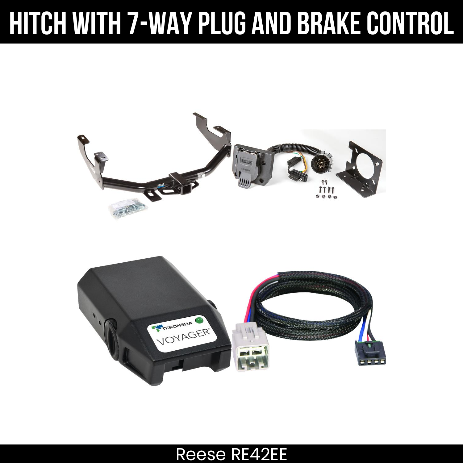 Trailer Hitch , 7-Way , Tekonsha Voyager Brake Control